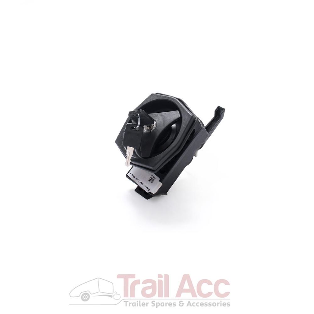 POS_CARAVAN DOOR LOCK Caravan Door Lock Complete Black - Image 1